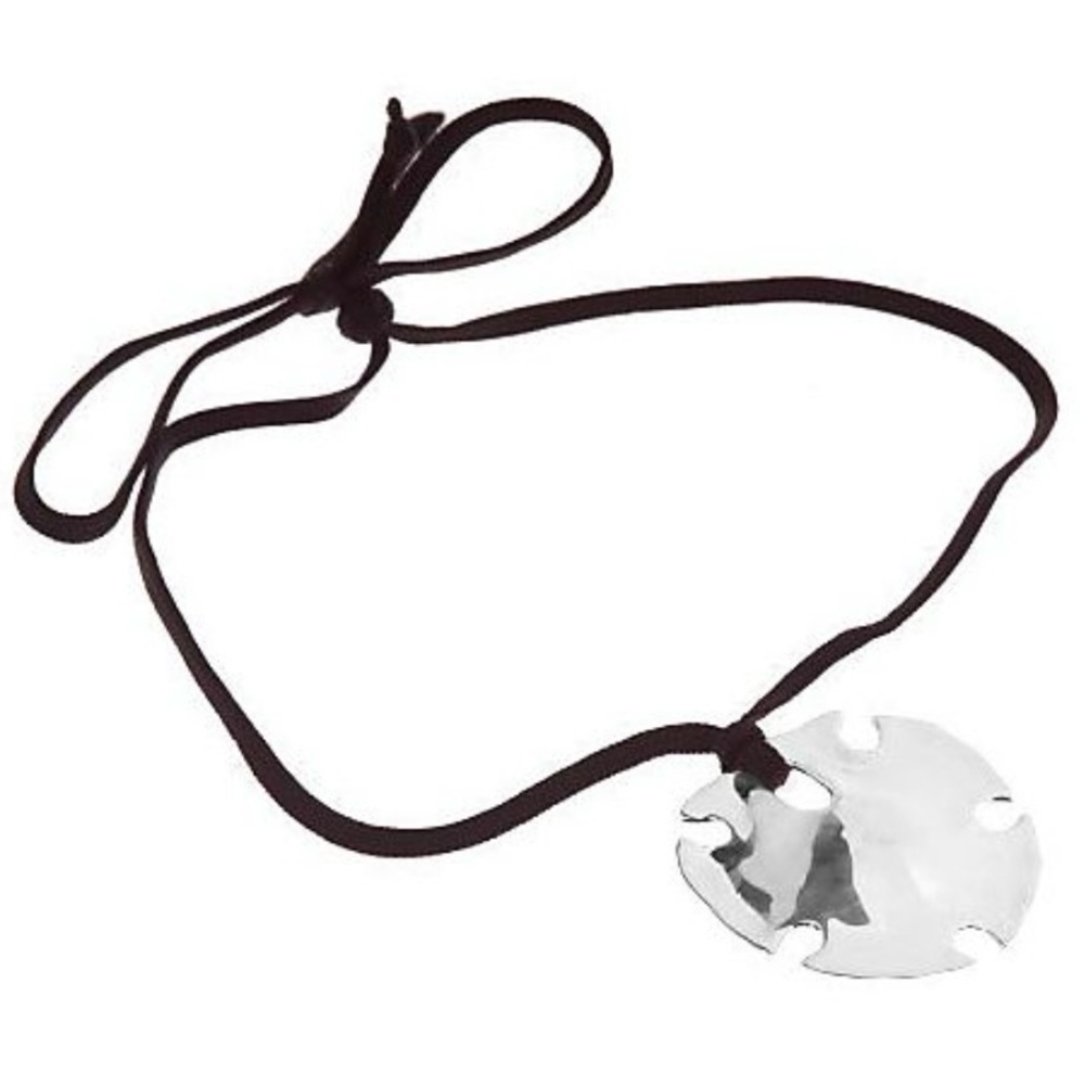 RLM Robert Lee Morris vintage sterling silver sand dollar necklace NIB